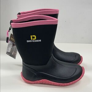 NWT DRYCODE Girls Rainboot with Cleated Foot Size 6 (Big Kid)